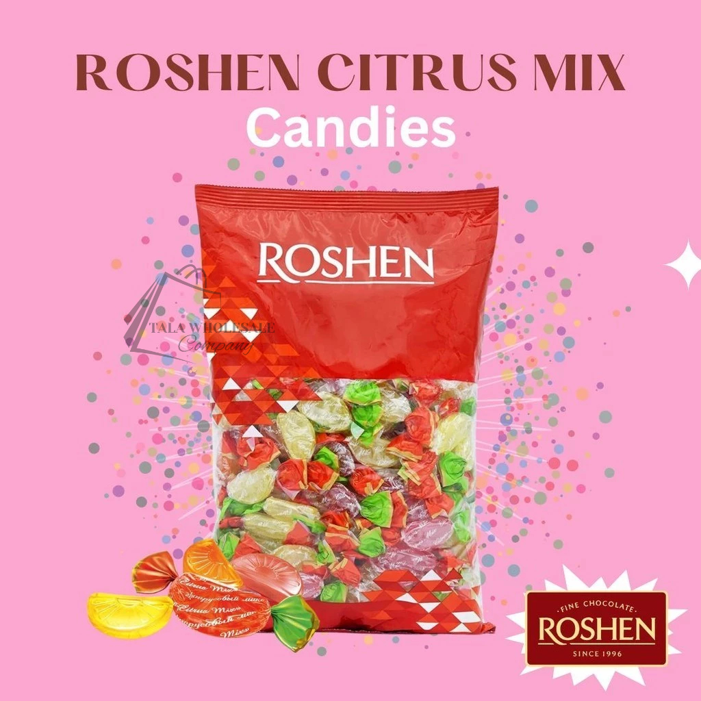 Roshen Citrus Mix Hard Candies 500g | Shopee Philippines