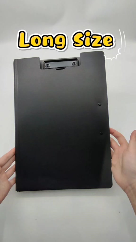 Clipboard Long Folder with Cover Spring Clamp Clip File Folder Long ...