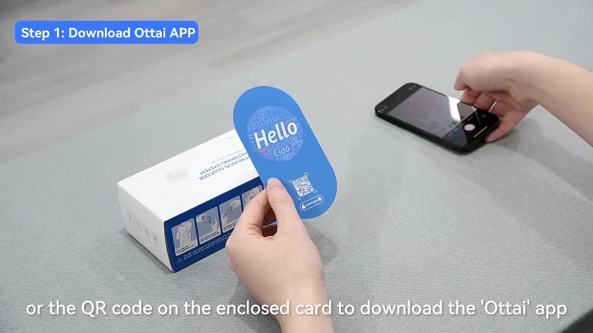 Ottai Continuous Glucose Monitoring System 24h Real-time Blood Sugar ...