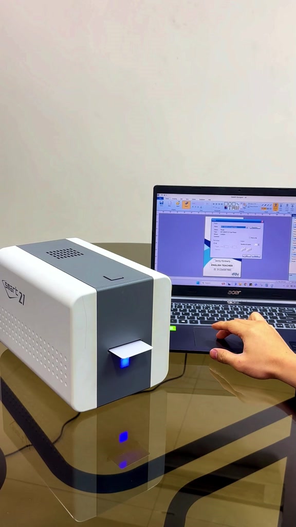 Smart 21S Single ID Card Printer PVC Printer | Shopee Philippines