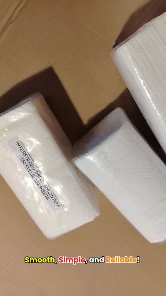 [ 30 Packs ] Interfolded Tissue | 100% Virgin Pulp | 150 Pulls | 1 Ply ...