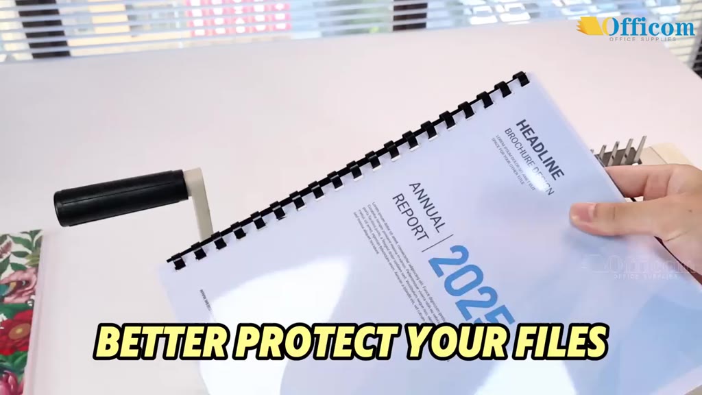 OFFICOM Clear Binding Cover (A4/Short/Legal) PVC Transparent 200 ...