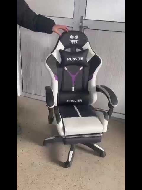 Monster Gaming Chair Anti Cat Scratch Technology Leather 150kg Load ...
