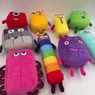 Cute Cartoon Numberblocks Plush Doll Educational Stuffed Toys Number ...