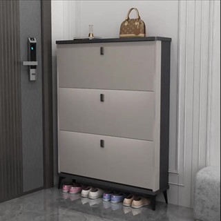 【hot Sales】shoe Cabinet Shoe Rack Cabinet Italian Style Ultra-thin Shoe 