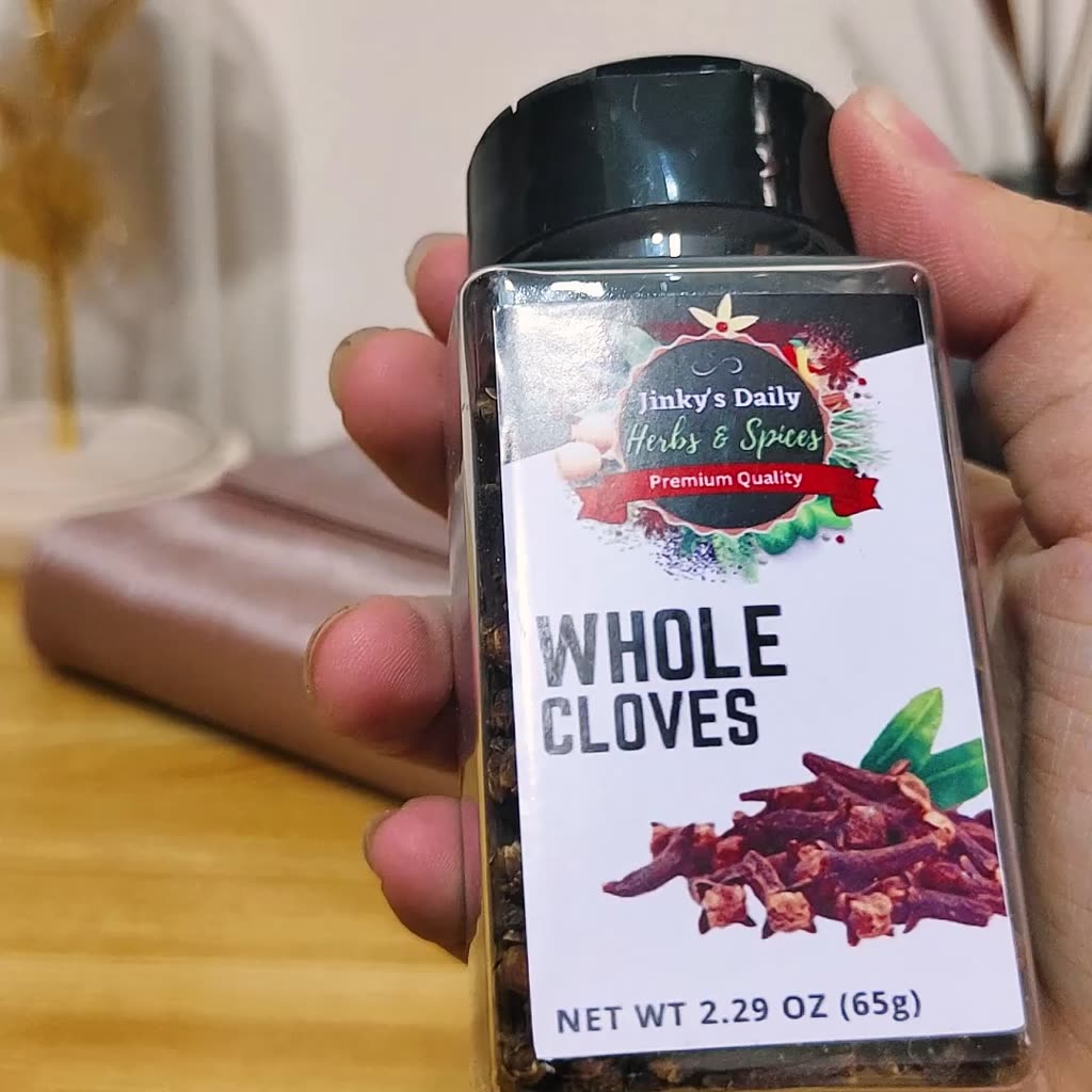 Whole Cloves 65g in Shaker Bottle by Jinky's Daily Herbs & Spices ...