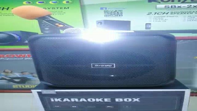 Brudo 1740 Portable Bluetooth Karaoke Speaker, fm, USB mode two ...