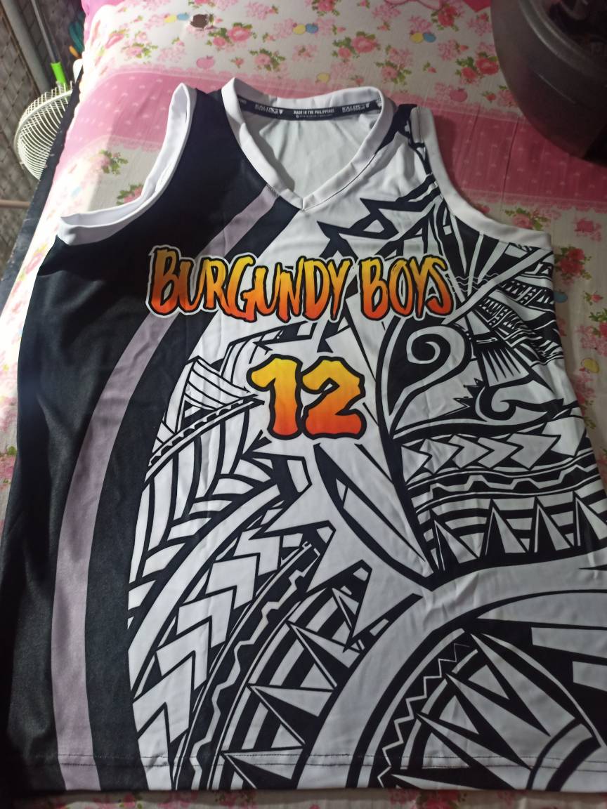 00128 SEAFARER MARINE SEAMAN DESIGN BASKETBALL JERSEY SET SANDO AND SHORT