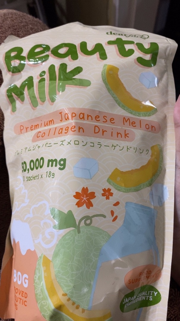 Dear Face Beauty Milk Premium Japanese Melon Collagen Drink 50,000