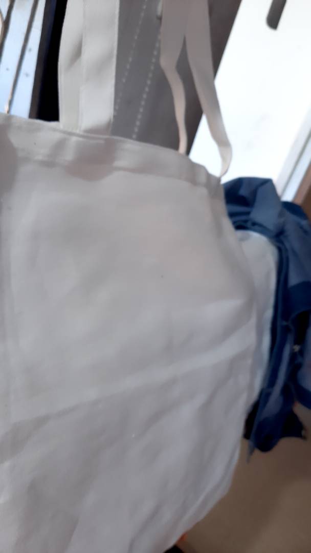 Plain Canvas Tote Bag size with zipper Katsa Bag Ecobag Recyclable