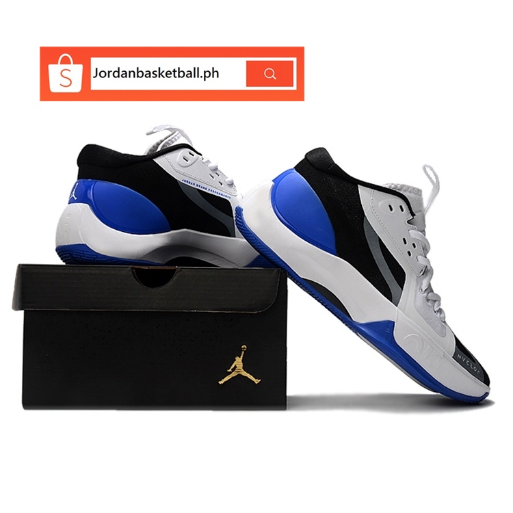 100 Original Nike Air Jordan Zoom Separate PF White Blue Sports