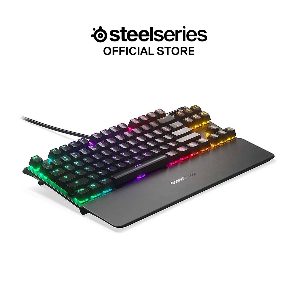 SteelSeries Apex 7 TKL Compact Mechanical Gaming Keyboard – Red Linear ...