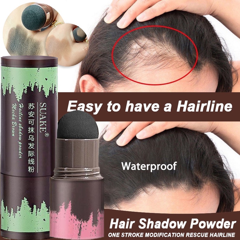 Suake Hairline Hair Shadow Powder Waterproof Repair Hair Shadow Filling Renewal Pen Concealer