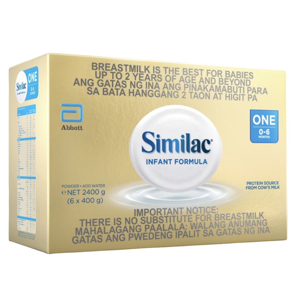 Similac One 2.4kg (for 0-6 months) 5HMO - Expiry - March 2024 | Shopee ...