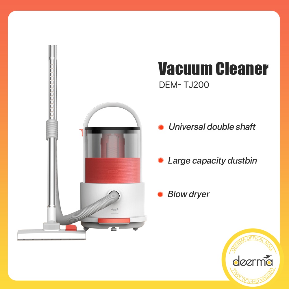 Deerma Vacuum Cleaner TJ200 Wet and Dry Multifunctional Bucket Vacuum