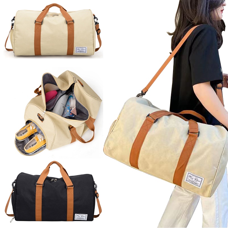 Travel Bag for Woman Large Capacity Shoulder Travelling Bag Men's Gym ...