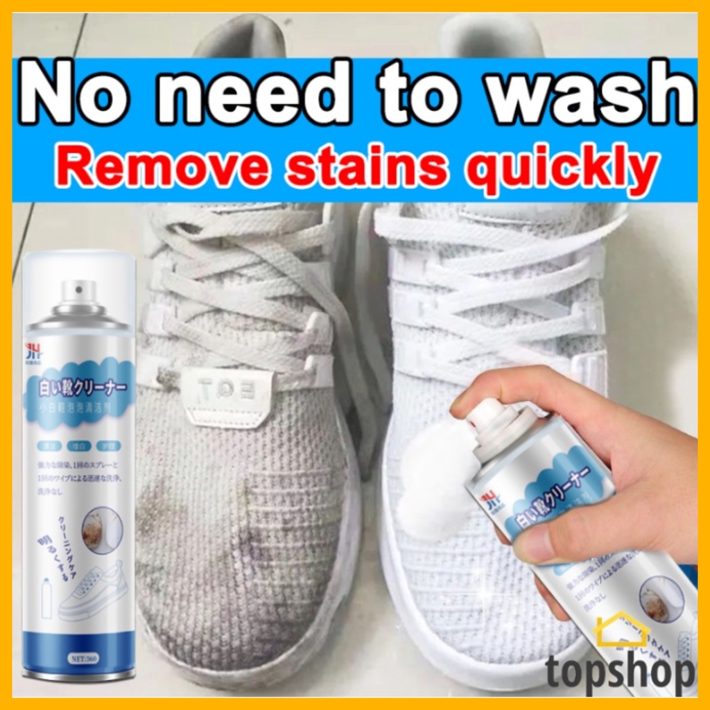 White Shoe Cleaner Spray Sole Whitening Shoe Sneaker Yellow