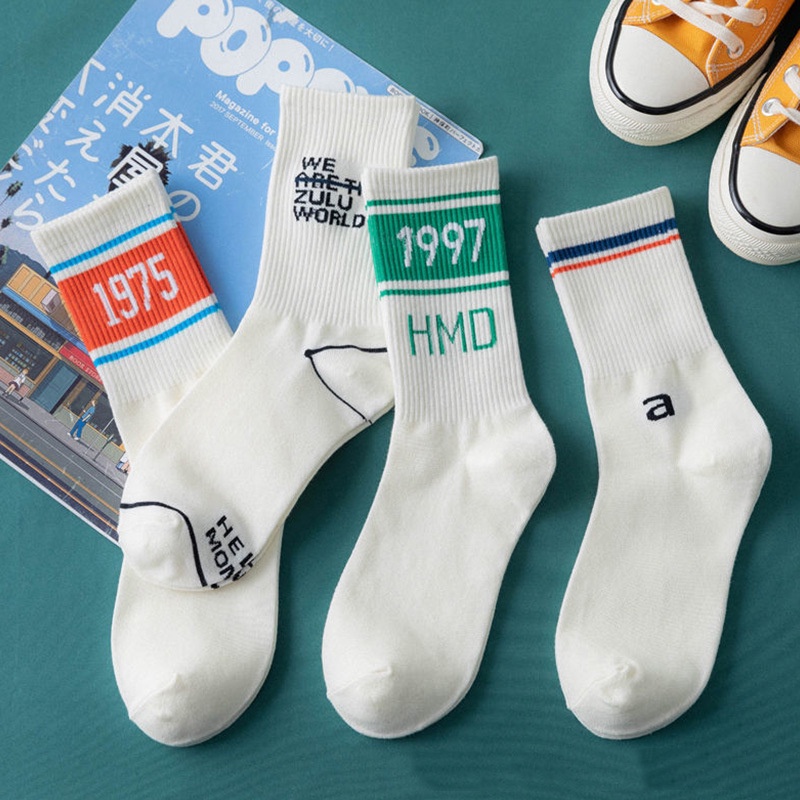 Sports Style Socks Women Street Hip Hop Cotton Socks | Shopee Philippines