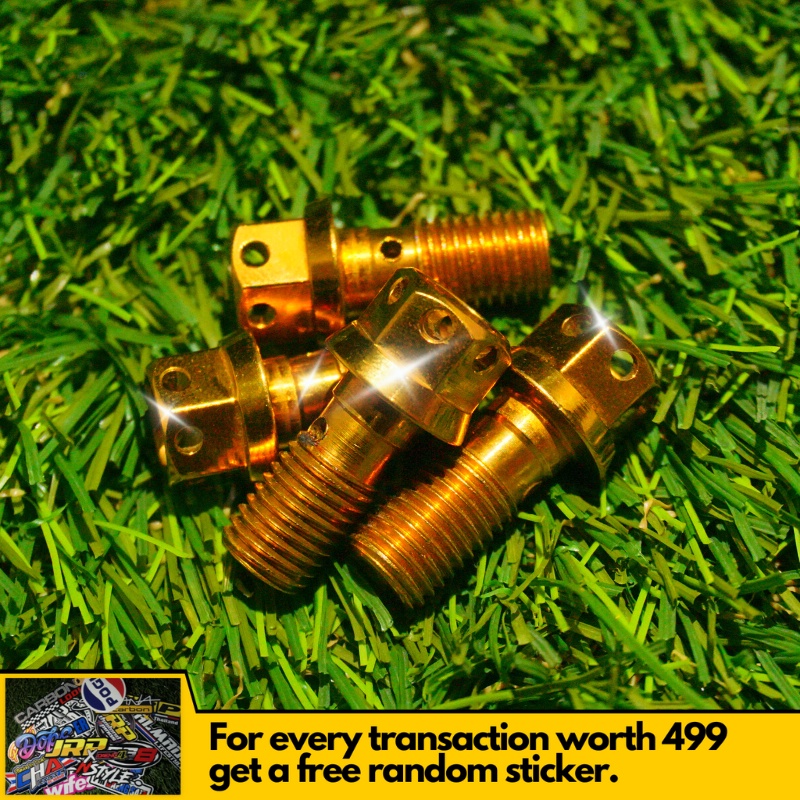 HENG BANJO BOLT CALIPER HONDA / RAIDER / YAMAHA flower Shopee Philippines