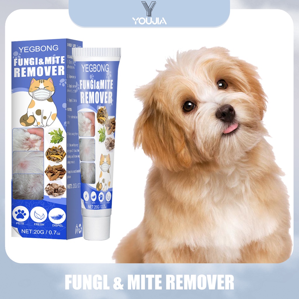 YEGBONG Anti Mites Anti Fungus Dog Cat Deworming Ointment Bug