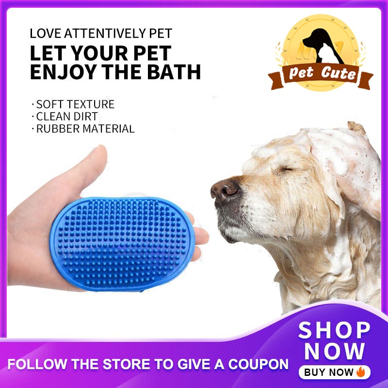 Pet Comb dog Bath Brush Comb Palm Grooming Bath Brush Cat Puppy Comb