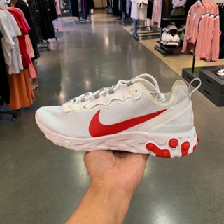 Nike react element hot sale 55 red on feet