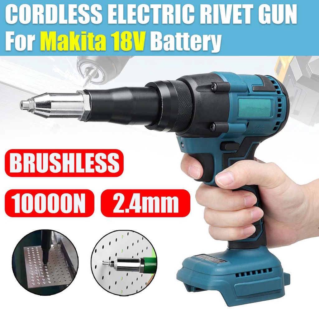 Brushless Cordless Riveter Gun Electric Rivet Nut Gun Drill