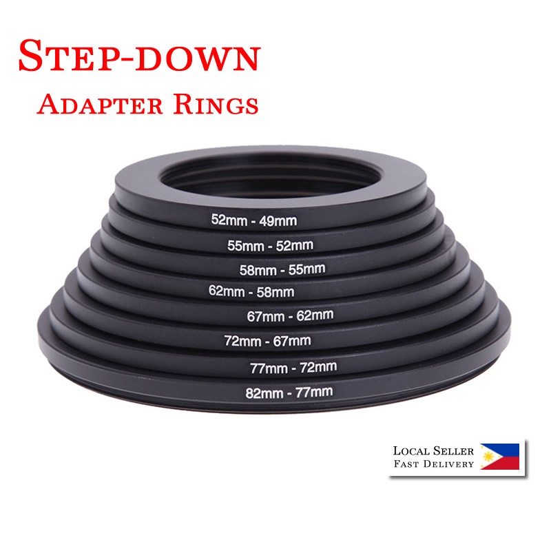 Filter Step-Down Adapter Rings for DSLR | Shopee Philippines