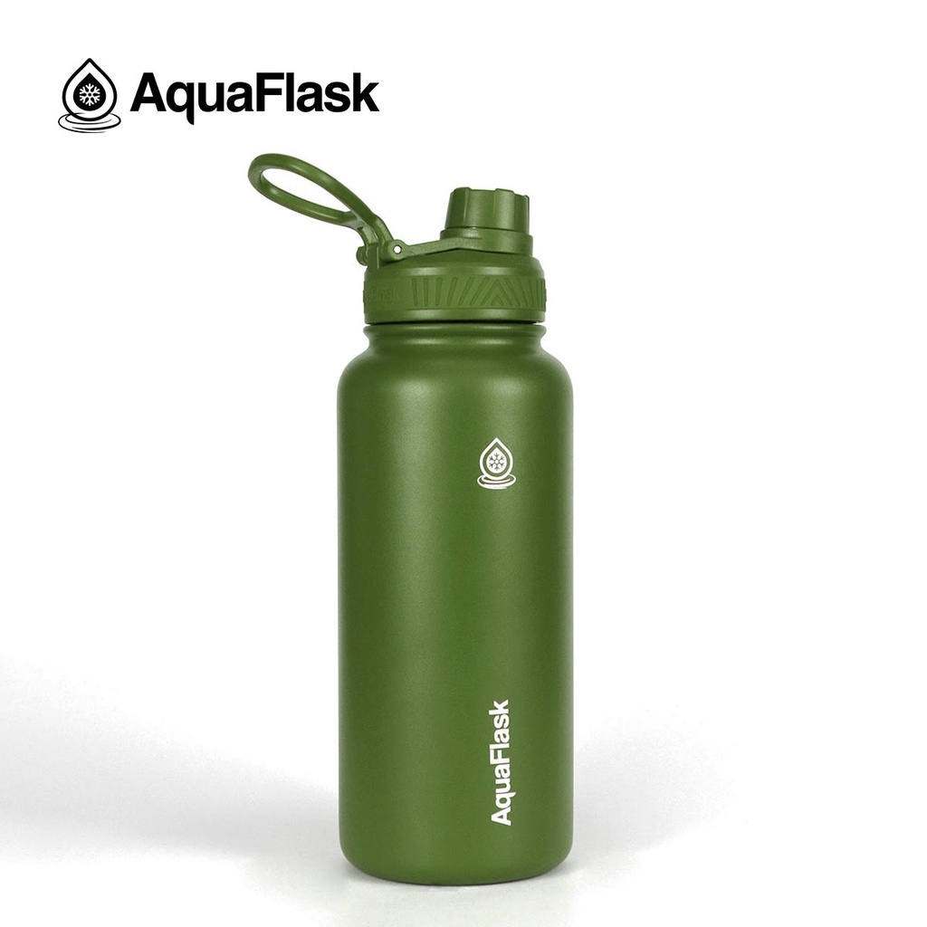 Aquaflask 32oz Wide Mouth with Cap Lid Vacuum Insulated Drinking Water