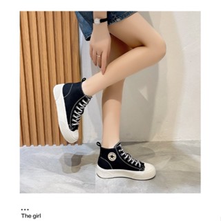 Thick sole converse hot sale high tops