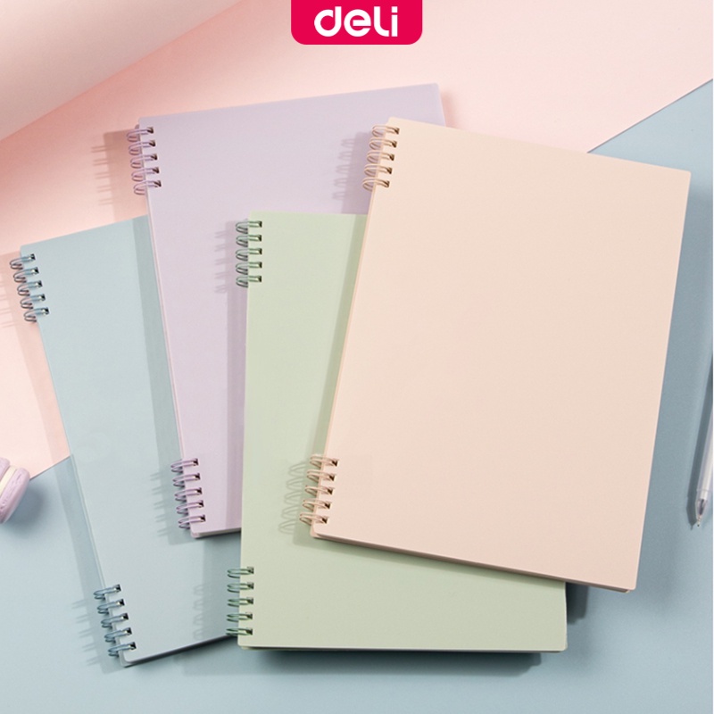 Deli B5 Spiral Notebook 80Sheets Diary Notebook School Office Supplies
