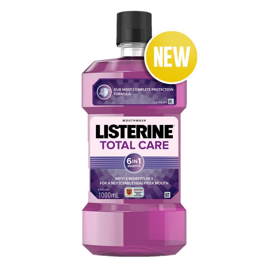 LISTERINE Mouthwash Total Care 6 in 1 Benefits 1L Shopee Philippines