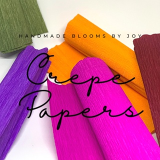 25X250cm Crepe Paper for Flower Making Bouquet Wrapping Packing