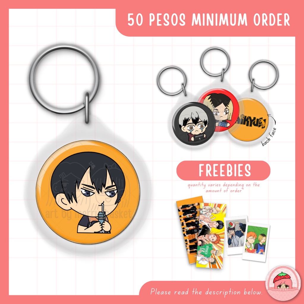 HAIKYUU!! ANIME ACRYLIC KEYCHAINS Shopee Philippines