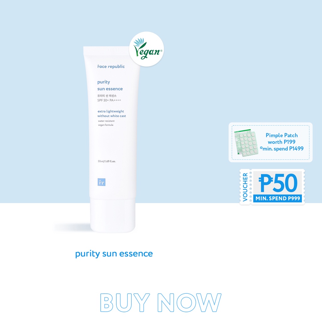 Face Republic Purity Sun Essence SPF50+ PA++++ 50mL [No Whitecast