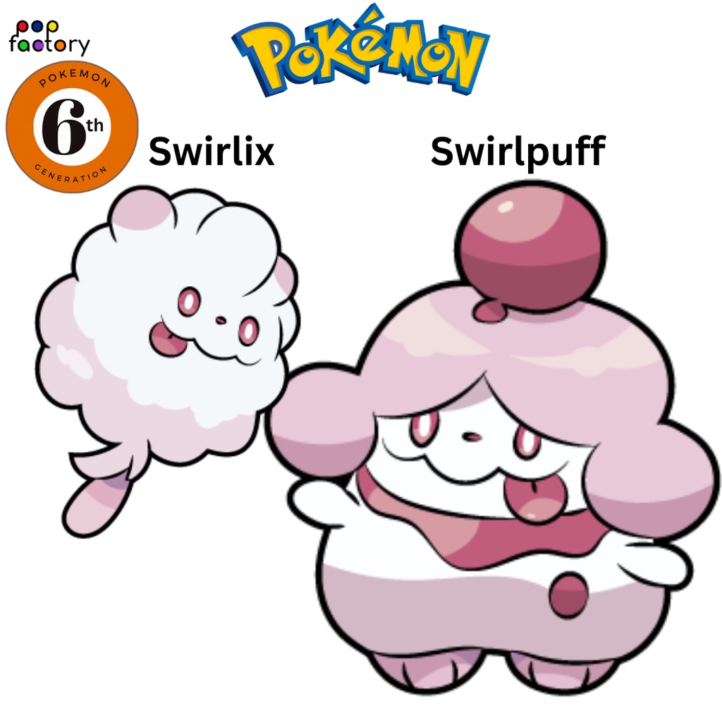 Swirlix and Slurpuff comparison
