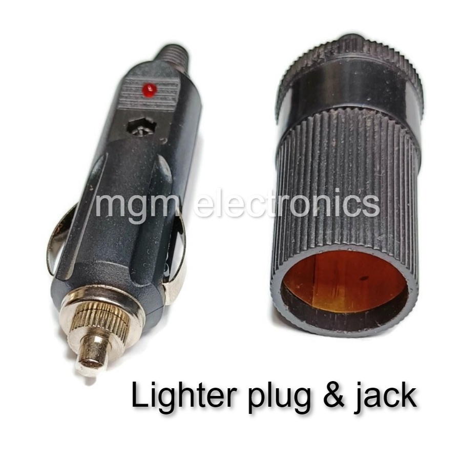 1PC. 12V CAR LIGHTER PLUG and JACK with FUSE and LED Shopee Philippines