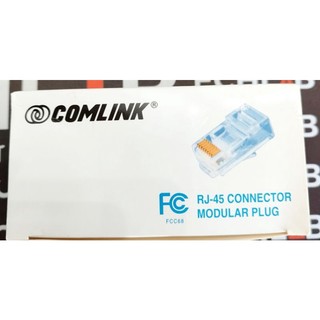 100pcs Comlink Rj45 Connector Cat6e Modular Pass Through High Quality ...
