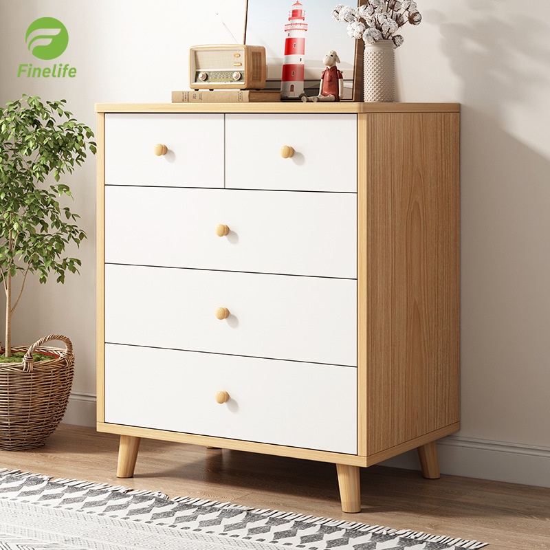 Finelife Minimalist Nordic Modern Chest Of Drawers Cabinet Storage ...
