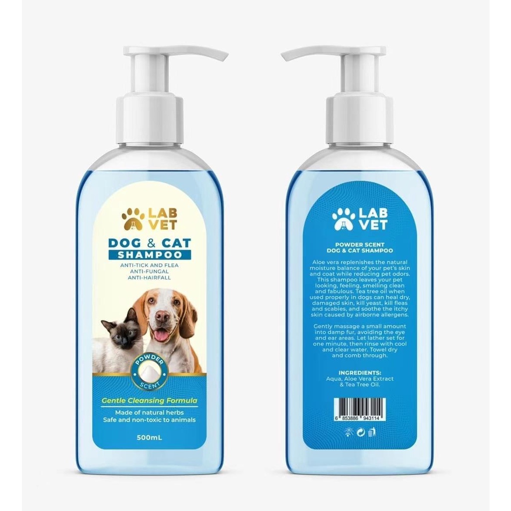 Original Lab Vet Dog and Cat Shampoo Dog Shampoo, Anti Garapata Anti