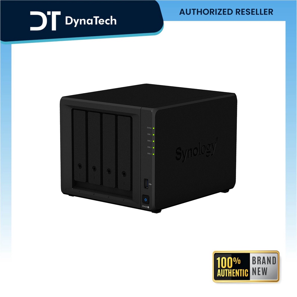 Synology DS420+ Diskless System 4-Bay Diskless NAS DiskStation | Shopee ...
