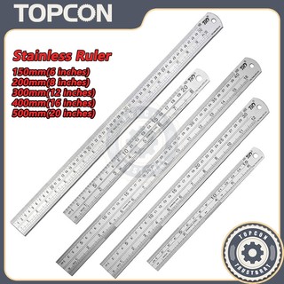 Metal ruler stainless steel ruler drawing measuring tool 6 