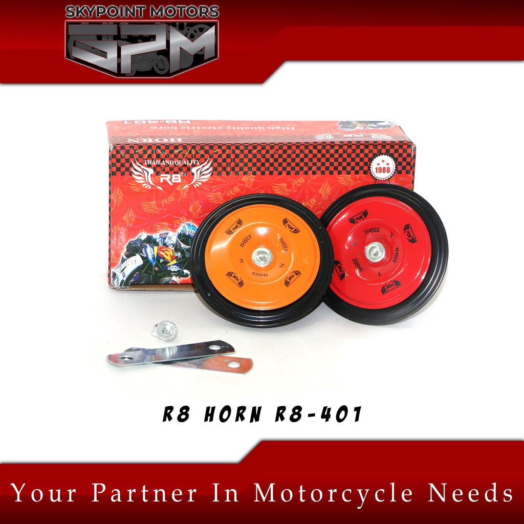 R8 Motorcycle Hi/low Disc Horn (9802500) Shopee Philippines