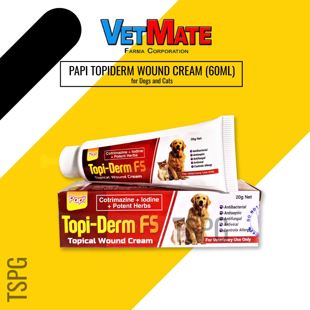 Papi Topiderm Wound Cream for dogs and cats Shopee Philippines