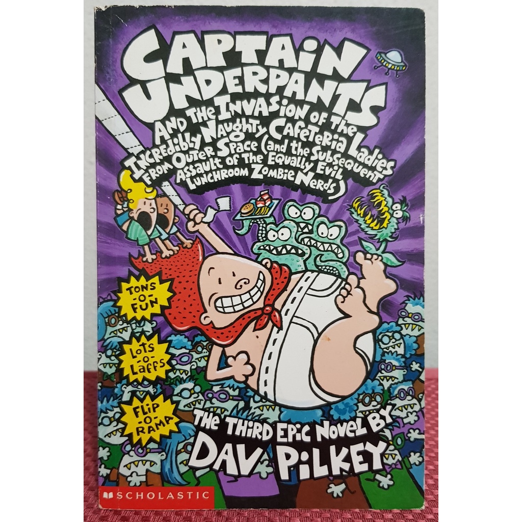 Captain Underpants: The Third Epic Novel by Dav Pilkey | Shopee Philippines