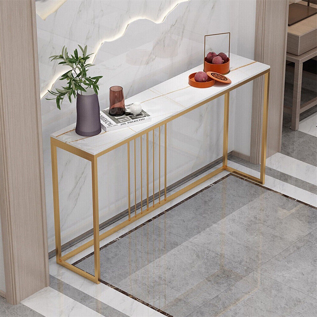 120cm Nordic Modern Slim Narrow Hallway Console Table Hall Entryway ...