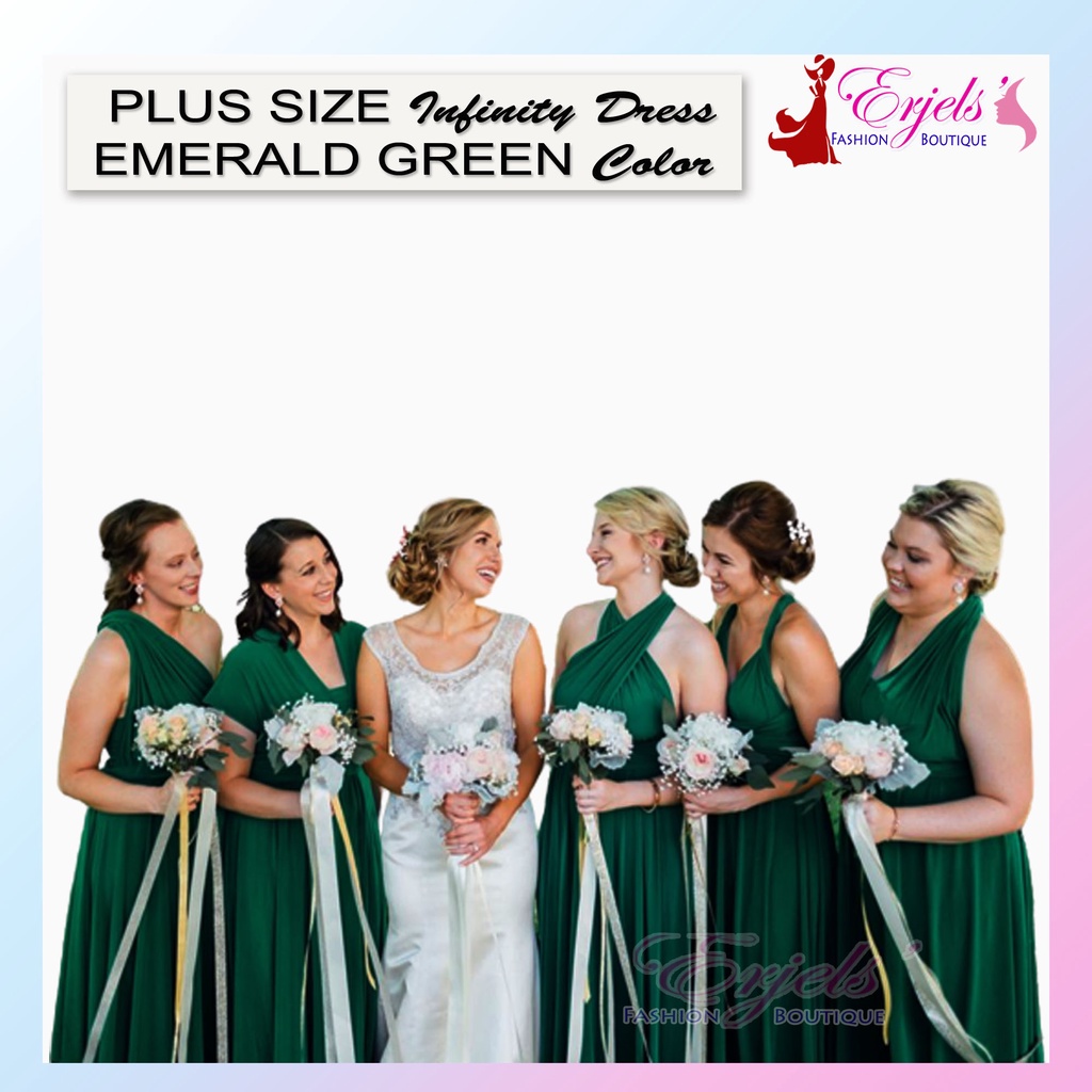 jisoo green dress Buy Emerald Green Midi Convertible Infinity Dress main image 1