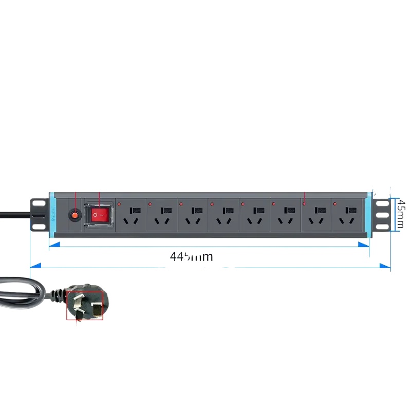 ™Schneider PDU cabinet special power socket with switch / computer room ...