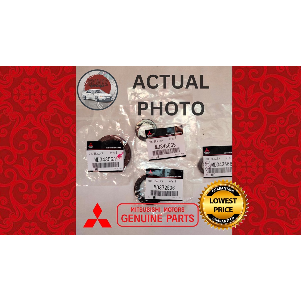 OIL SEAL SET FOR 4D56 ENGINE DIESEL L300/ADVENTURE (MITSUBISHI