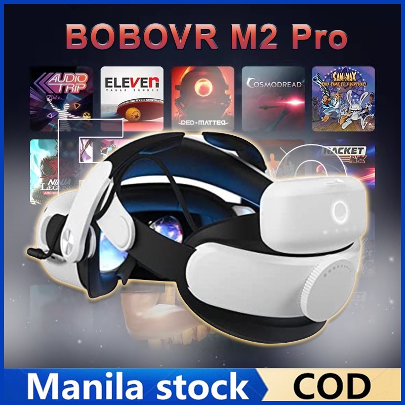 тшгbobovr M2 Pro Battery Strap For Oculus Quest 2 Elite Head Strap
